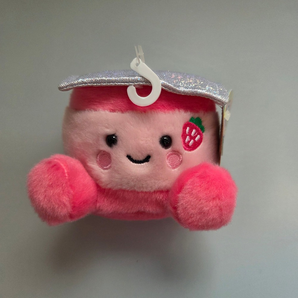 Aurora Palm Pals Stella Strawberry Yogurt Plush Pink Cravings Collection NWT